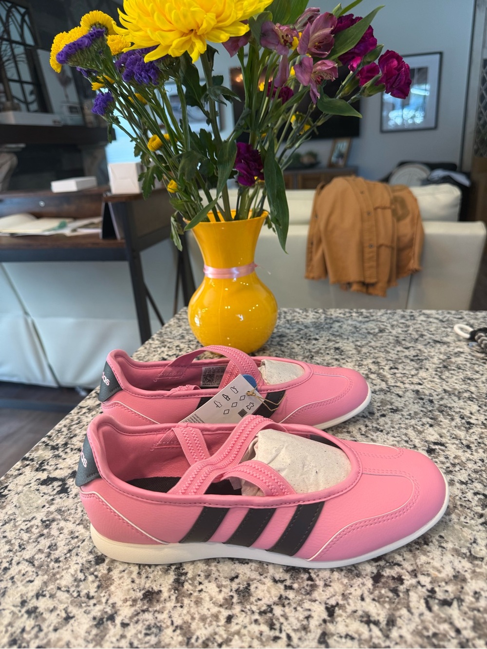 6W new Adidas Mary Janes Athletic Sneakers w/cloud foam insoles